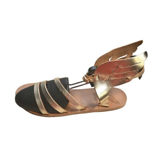 Ancient Greek Sandals Winged Leather Sandals- LT3111 - Picture 2 of 5